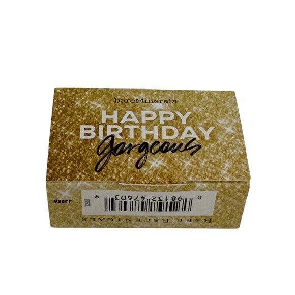 BareMinerals Happy Birthday Gorgeous Water Lily Eyeshadow Gold Sparkle Packaging - Picture 6 of 9